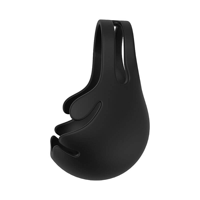 S-Hande Nest-RCT - Anel Peniano em Silicone com Massageador de Escroto, Controle sem Fio e 9 Modos de Vibração - 8,6 x 6,1 cm - 2