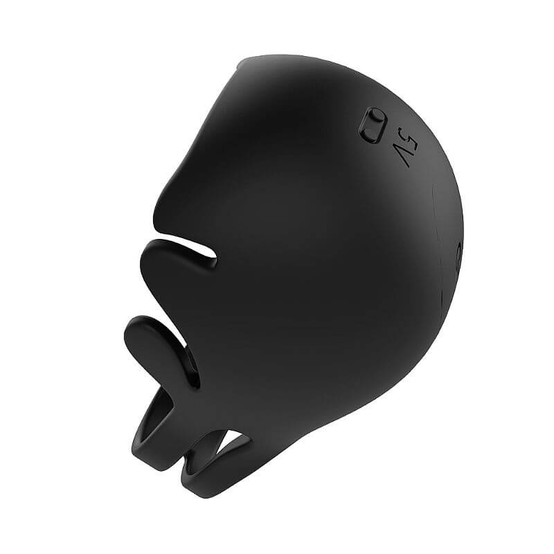 S-Hande Nest-RCT - Anel Peniano em Silicone com Massageador de Escroto, Controle sem Fio e 9 Modos de Vibração - 8,6 x 6,1 cm - 3