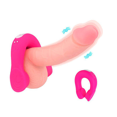Foto 7 do produto S Hande Song RCT - Massageador de Testículos A Prova D'Água com 9 Modos de Vibração e Controle Remoto Sem Fio - 9,3 x 3,1 cm