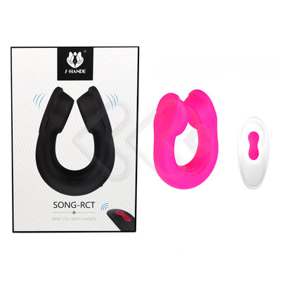 Foto 1 do produto S Hande Song RCT - Massageador de Testículos A Prova D'Água com 9 Modos de Vibração e Controle Remoto Sem Fio - 9,3 x 3,1 cm
