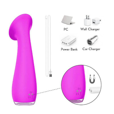 Foto 7 do produto Massageador de Clítoris em Silicone Recarregável com 9 Modos de Vibração - S-Hande Sunflower - 15,5 x 5,5 cm | Disponível em 2 Cores