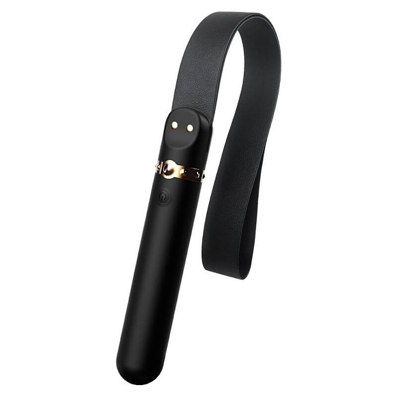 Vibrador Personal Recarregável com Chicote e 9 Modos de Vibração - S-Hande Whoohoo | 12 x 3 cm - 2