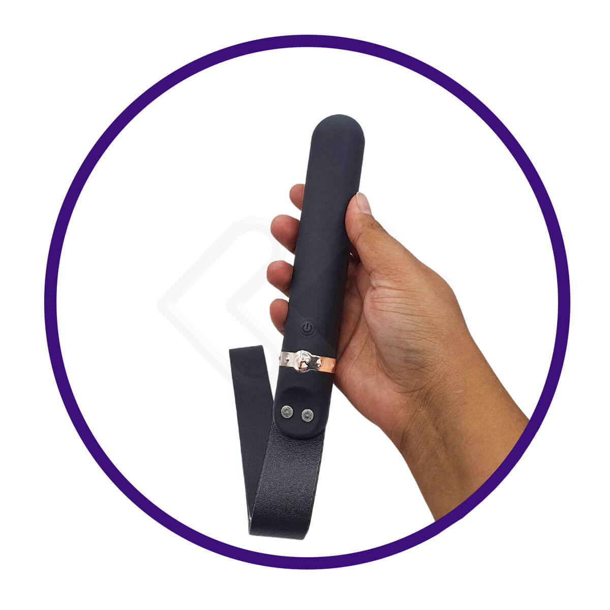 Vibrador Personal Recarregável com Chicote e 9 Modos de Vibração - S-Hande Whoohoo | 12 x 3 cm - 6