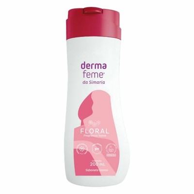 Sabonete Íntimo Diário com Fragrância Suave Floral - Dermafeme | 200 ml