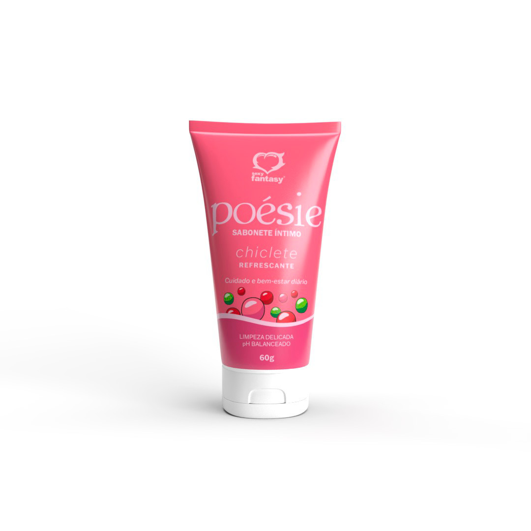 Sabonete Íntimo Diário com pH Balanceado e Aroma Refrescante - Sexy Fantasy Poésie | 60g | Disponível em 2 Aromas - 2