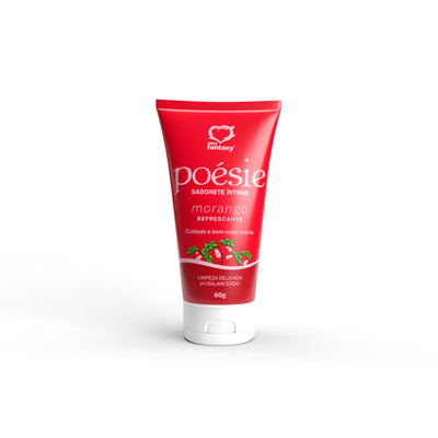 Sabonete Íntimo Diário com pH Balanceado e Aroma Refrescante - Sexy Fantasy Poésie | 60g | Disponível em 2 Aromas