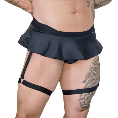 Saia JockStrap com Ligas Elásticas Ajustáveis - Exclusiva Lingerie | Tamanho Único