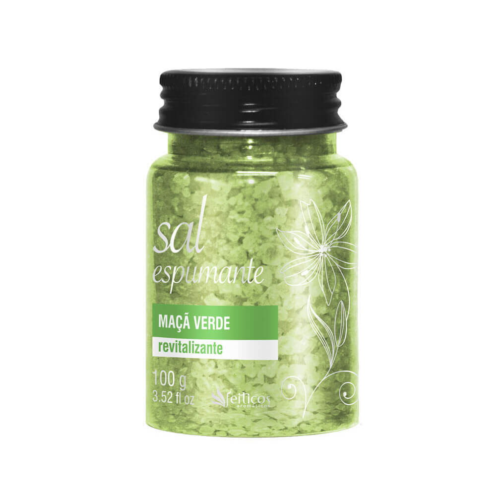 Sal Espumante para Banheira - Feitiços Aromáticos | 100 g | Disponível em 6 Aromas - 6