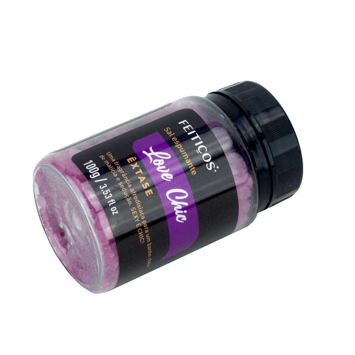 Sal Espumante Para Banho com Fragrância Afrodisíaca - Feitiços Aromáticos Love Chic Êxtase | 100g - 2