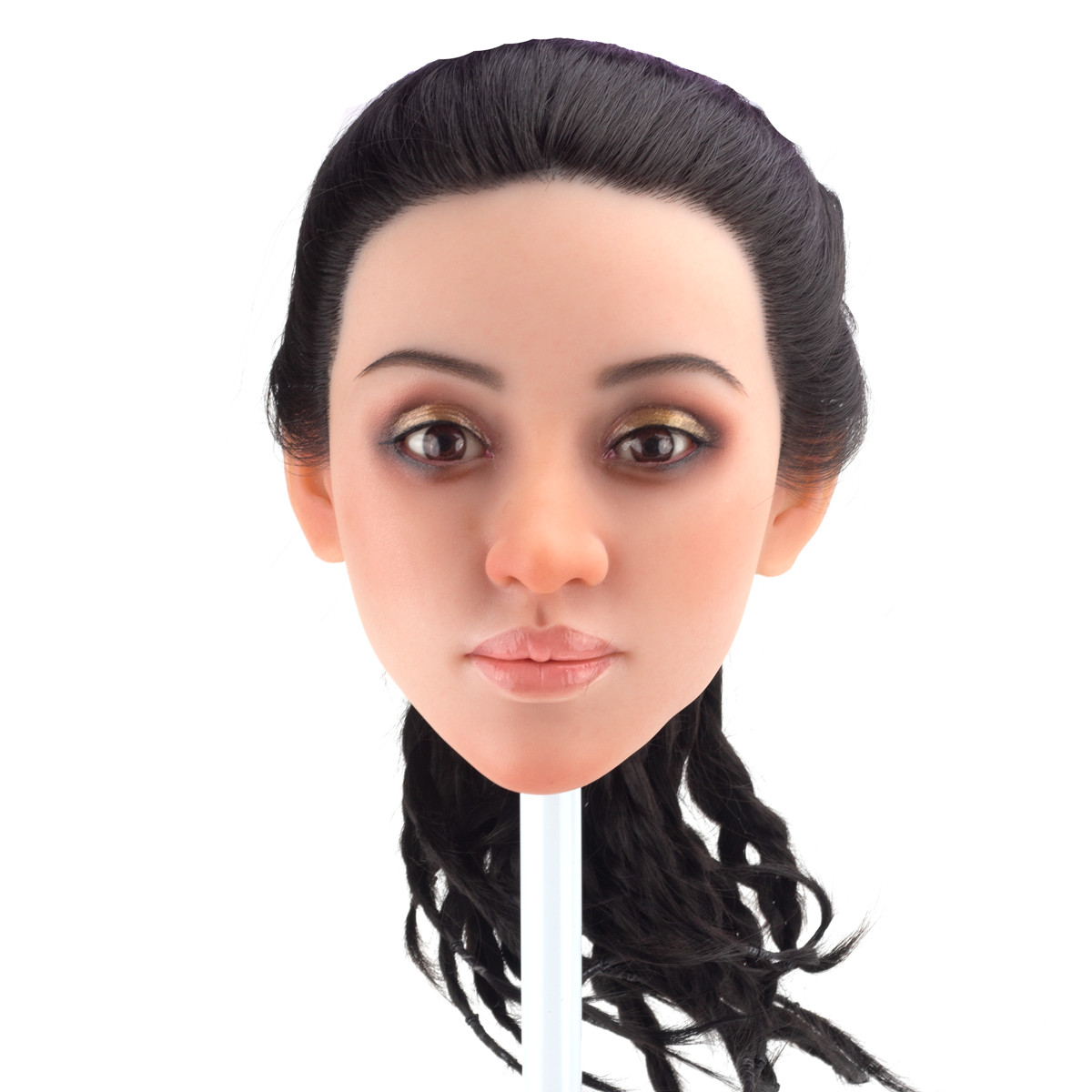 Samantha - Boneca Realística em TPE com Pele Branca, Cabelo Longo, Olhos Castanhos, Seios Médios, Vértebras em Aço e Acessórios - 33 kg e 1,48 Metros de Altura - 4