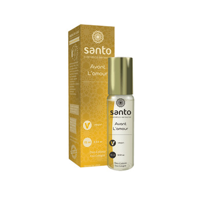 Foto 1 do produto Deo Colônia Feminina com Fragrância Marcante e Floral que Aumenta a Atração Masculina - Santo Cosméticos Avant L'Amour | 15 ml