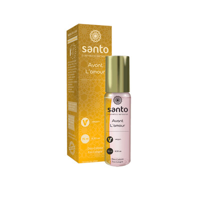 Deo Colônia Feminina com Fragrância Marcante e Floral que Aumenta a Atração Masculina - Santo Cosméticos Avant L'Amour | 15 ml