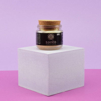 Vela Vegana Beijável com Sensação de Esquenta e Esfria - Santo Flamme D'Amour Sado - 30g | Sabor: Uva de Provence
