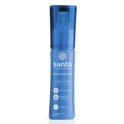 Foto 2 do produto Enxaguante Bucal para o Sexo Com Biotecnologia e Prata Ativa - Santo Cosméticos Funcionais Bonne Santé | 42ml