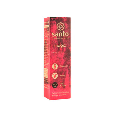 Foto 3 do produto Gel Adstringente com Efeito de Contração Vaginal - Santo Cosméticos Funcionais Magic | 15g