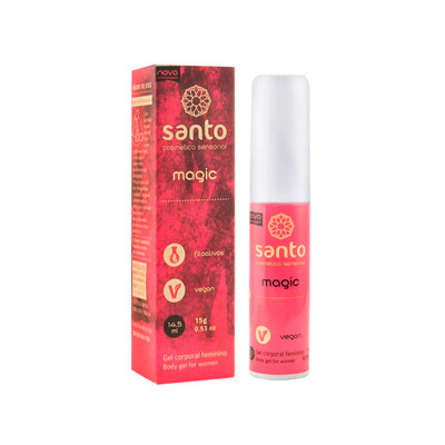 Gel Adstringente com Efeito de Contração Vaginal - Santo Cosméticos Funcionais Magic | 15g
