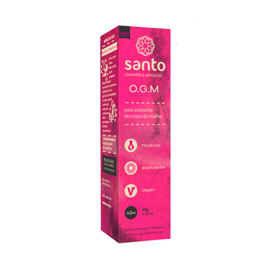Foto 3 do produto Gel Excitante Feminino com Fórmula Vegana e Fitoativos - Santo Funcionais O.G.M (Orgasm) | 40 g