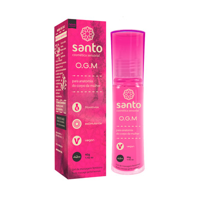 Gel Excitante Feminino com Fórmula Vegana e Fitoativos - Santo Funcionais O.G.M (Orgasm) | 40 g
