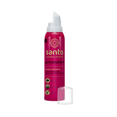 Foto 2 do produto Mousse Corporal para Massagem Beijável com Efeito Efervescente que Estala ao Contato com Corpo - Santo Funcionais Provocation | Disponível em 2 Sabores