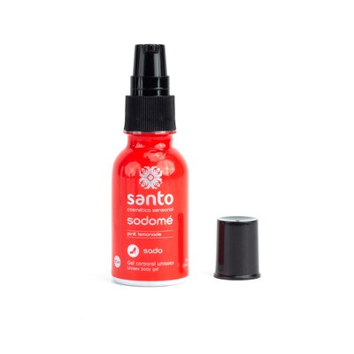 Gel Beijável com Sabor de Pink Lemonade e Efeito Refrescante - Santo Cosméticos Sodomé | 30g