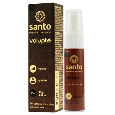 Gel Intensificador de Ereção e Efeito de Aquecimento - Santo Cosméticos Volupté | 15g