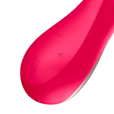 Foto 5 do produto Estimulador Clitoriano e de Ponto G Feito em Silicone Flexível e Controle via Aplicativo - Satisfyer Mono Flex