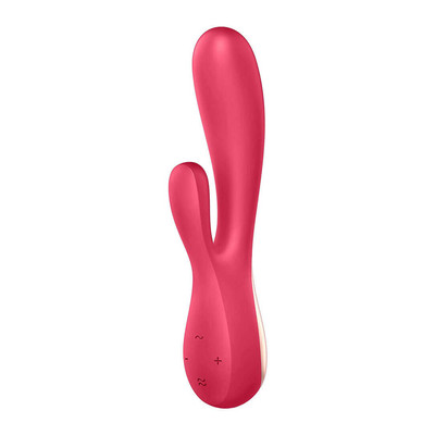 Foto 2 do produto Estimulador Clitoriano e de Ponto G Feito em Silicone Flexível e Controle via Aplicativo - Satisfyer Mono Flex