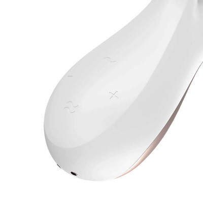Foto 13 do produto Estimulador Clitoriano e de Ponto G Feito em Silicone Flexível e Controle via Aplicativo - Satisfyer Mono Flex