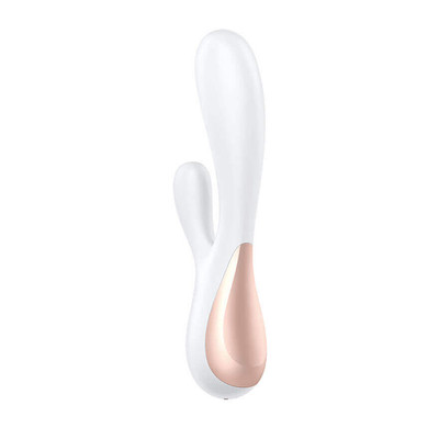 Foto 14 do produto Estimulador Clitoriano e de Ponto G Feito em Silicone Flexível e Controle via Aplicativo - Satisfyer Mono Flex