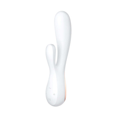 Foto 15 do produto Estimulador Clitoriano e de Ponto G Feito em Silicone Flexível e Controle via Aplicativo - Satisfyer Mono Flex