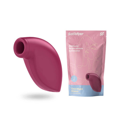 Foto 1 do produto Estimulador de Clítoris Descartável com 4 Ondas de Pressão e Execução de 90 Minutos - Satisfyer One Night Stand