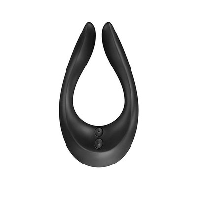 Foto 3 do produto Satisfyer Partner Multifun 2 - Vibrador com Estimulador Clitoriano Recarregável Multifunção com 3 Motores e 10 Modos de Vibração | Cor: Preto