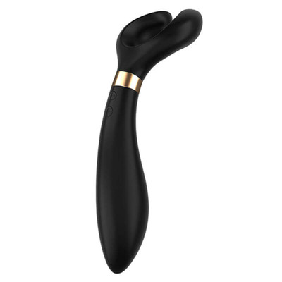 Foto 4 do produto Vibrador para Casal em Silicone, Recarregável com 3 Motores Potentes - Satisfyer Partner Multifun 3 | Cor: Preto