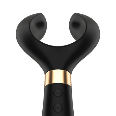 Foto 5 do produto Vibrador para Casal em Silicone, Recarregável com 3 Motores Potentes - Satisfyer Partner Multifun 3 | Cor: Preto