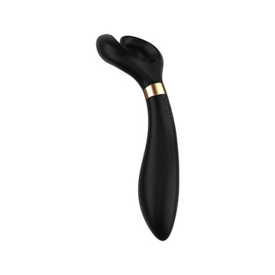 Foto 2 do produto Vibrador para Casal em Silicone, Recarregável com 3 Motores Potentes - Satisfyer Partner Multifun 3 | Cor: Preto
