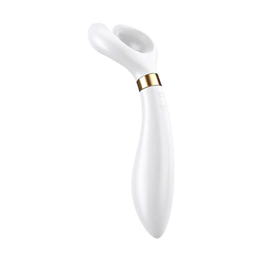 Satisfyer Partner Multifun 3 - Vibrador para Casal em Silicone, Recarregável com 3 Motores Potentes | Cor: Branco - 2