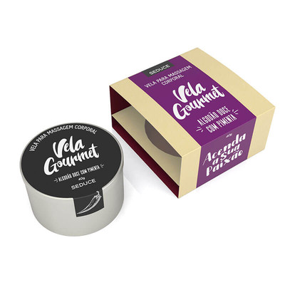 Vela Gourmet Para Massagem Corporal - Seduce | 40g | Disponível em 4 Aromas