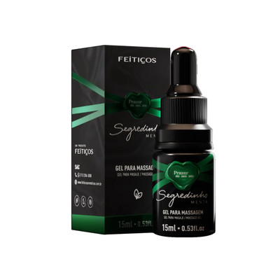Gel Lubrificante Íntimo - Segredinho - 15 ml | Disponível em 4 Sabores