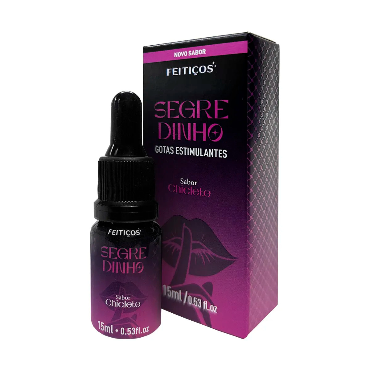 Gel Excitante com Efeito de Aquecimento - Feitiços Aromáticos Segredinho | 15 ml | Disponível em 5 Sabores - 7