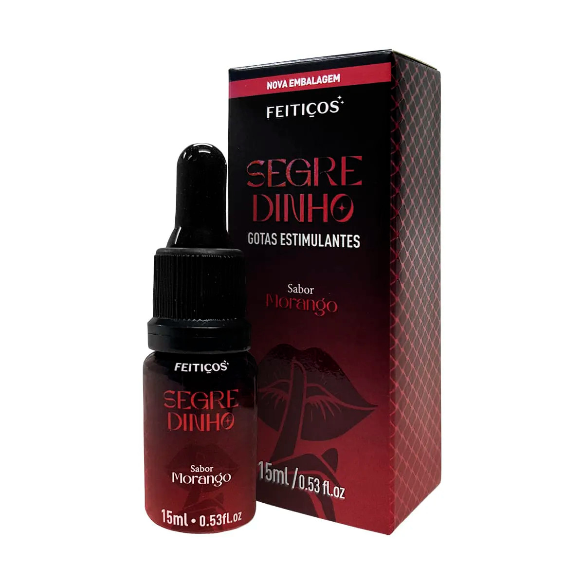 Gel Excitante com Efeito de Aquecimento - Feitiços Aromáticos Segredinho | 15 ml | Disponível em 5 Sabores - 4