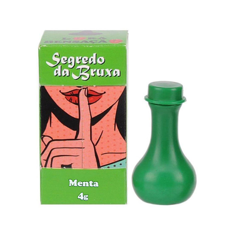 Bala em Pó Feita para Auxiliar o Sexo Oral com Sensação de Vibração e Sabor - Segredo Da Bruxa - 4 Gramas | Disponível em 4 Sabores - 4