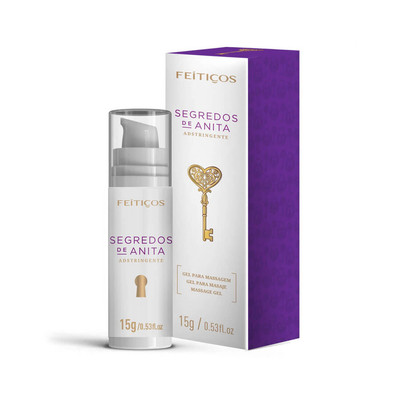 Gel Adstringente Feminino com Extrato de Hamamélis e Barbatimão - Feitiços Segredos de Anita - 15g
