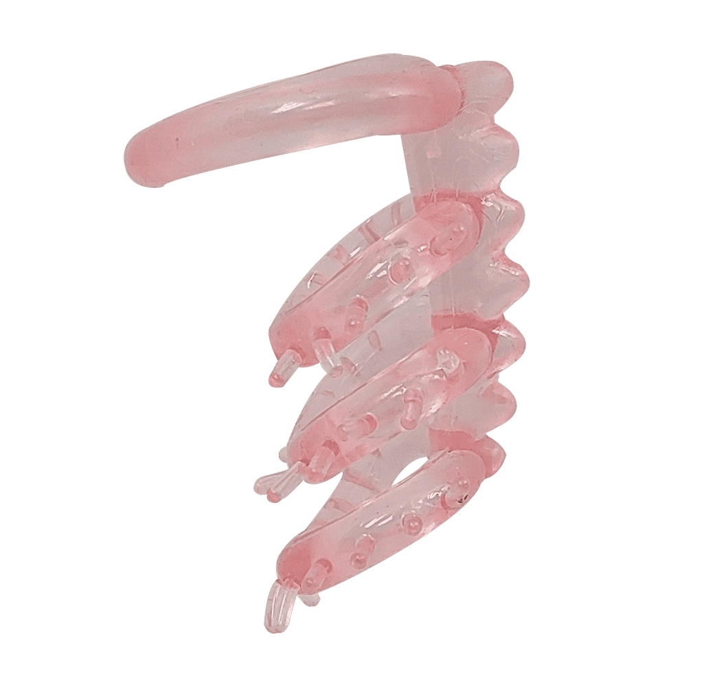 Anel Peniano Spike com 4 Argolas e Cerdas Massageadoras - Semo - 3