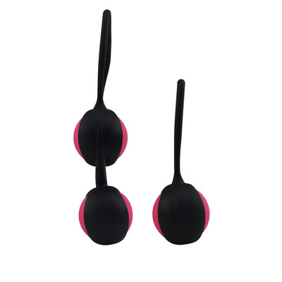 Foto 2 do produto Kit de Bolinhas para Kegel com Pesos e Cordão de Silicone - Semo