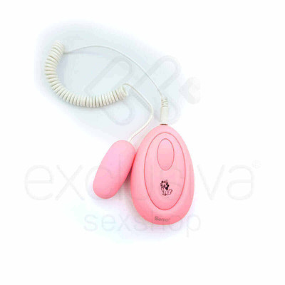 Foto 2 do produto Semo Bullet Egg 3 - Cápsula Vibratória com 5 Modos de Vibrações controladas por Controle Remoto | Cor: Rosa