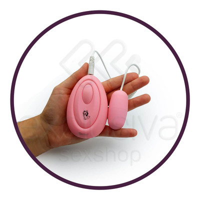 Foto 3 do produto Semo Bullet Egg 3 - Cápsula Vibratória com 5 Modos de Vibrações controladas por Controle Remoto | Cor: Rosa