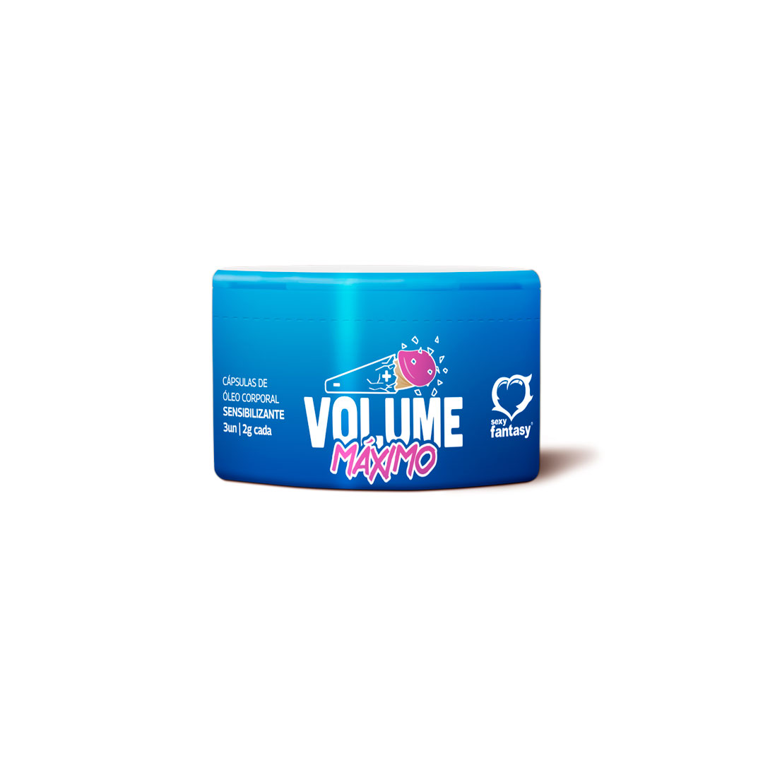 Sensibilizante Masculino em Cápsulas de Óleo - Sexy Fantasy Volume Máximo | 3 Unidades - 3