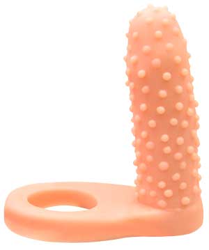 Sensual Import - Anel Companheiro com Textura Massageadora - 9,5 x 3 cm - 2