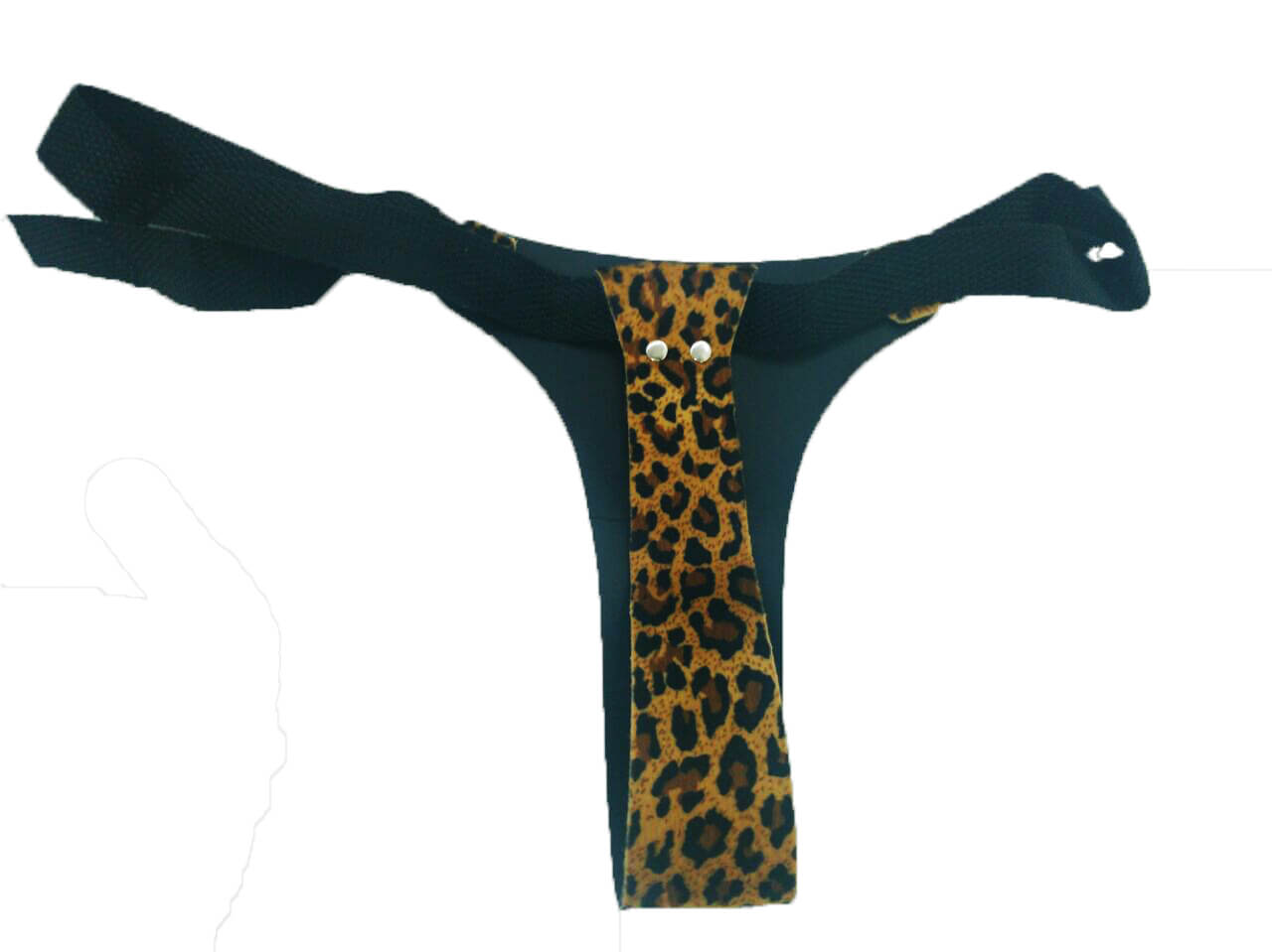 Cinta Fio Dental para Próteses Penianas - Sensual Import | Estampa: Leopardo - 2