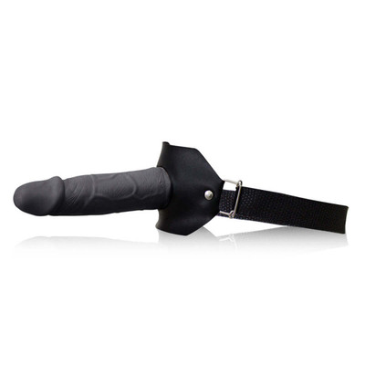 Foto 2 do produto Sensual Import - Cinta Peniana para Coxa com Prótese Realística Removível - 14 x 3,4 cm | Cor: Preto
